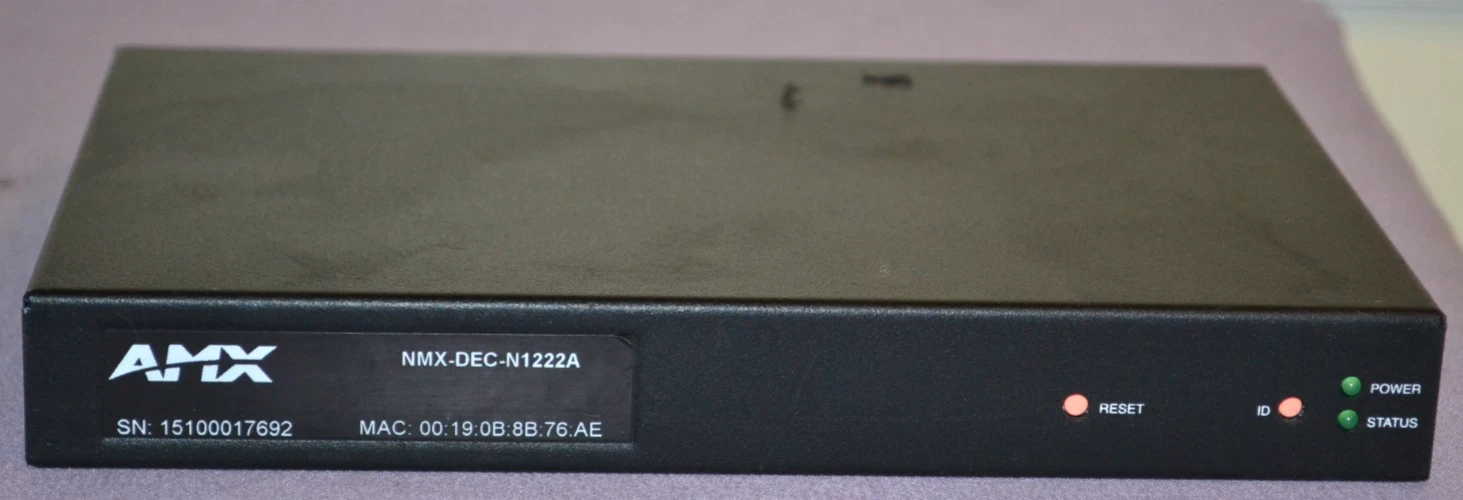 AMX SVSI NMX-DEC-N1222 Decoder