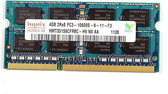 Hynix 4GB 2Rx8 PC3-8500S Laptop RAM