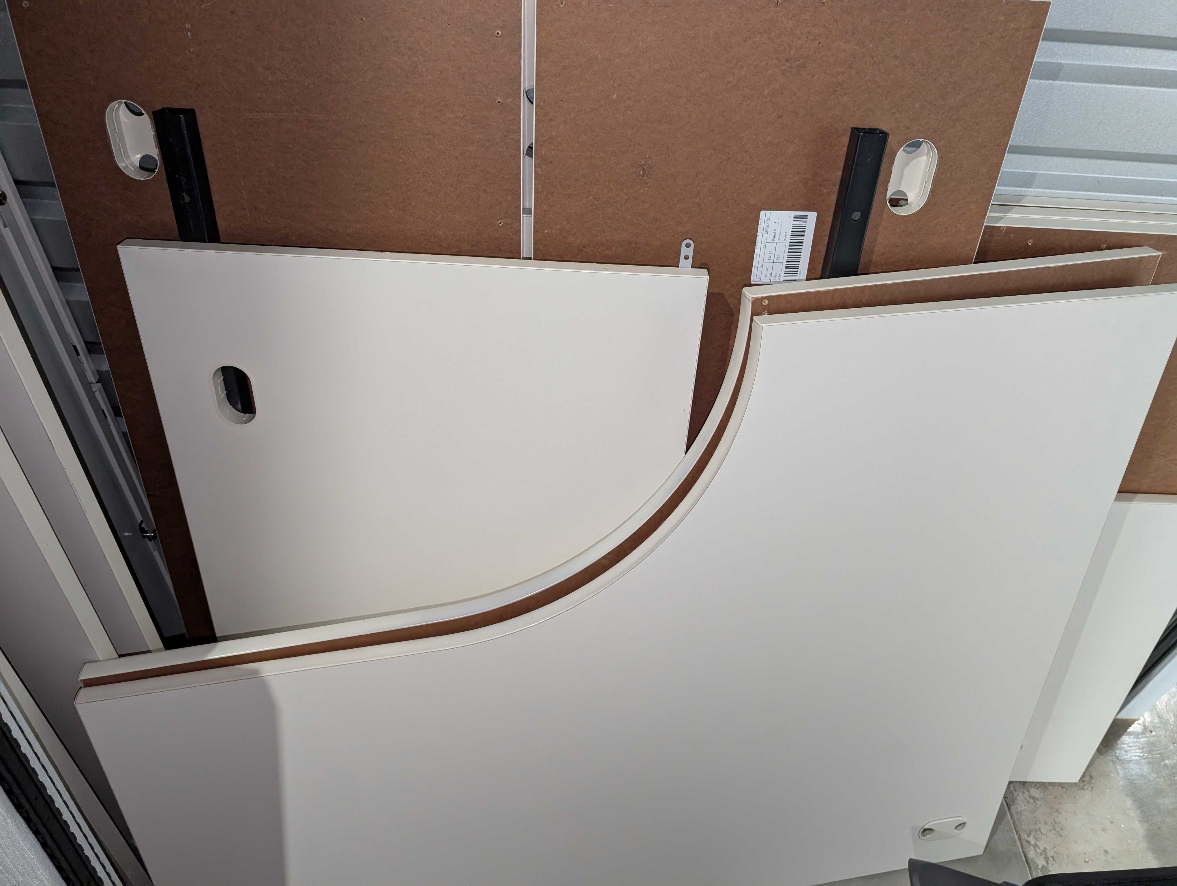 Allsteel Terrace Series "Wedge-shape" Cubicle Desk