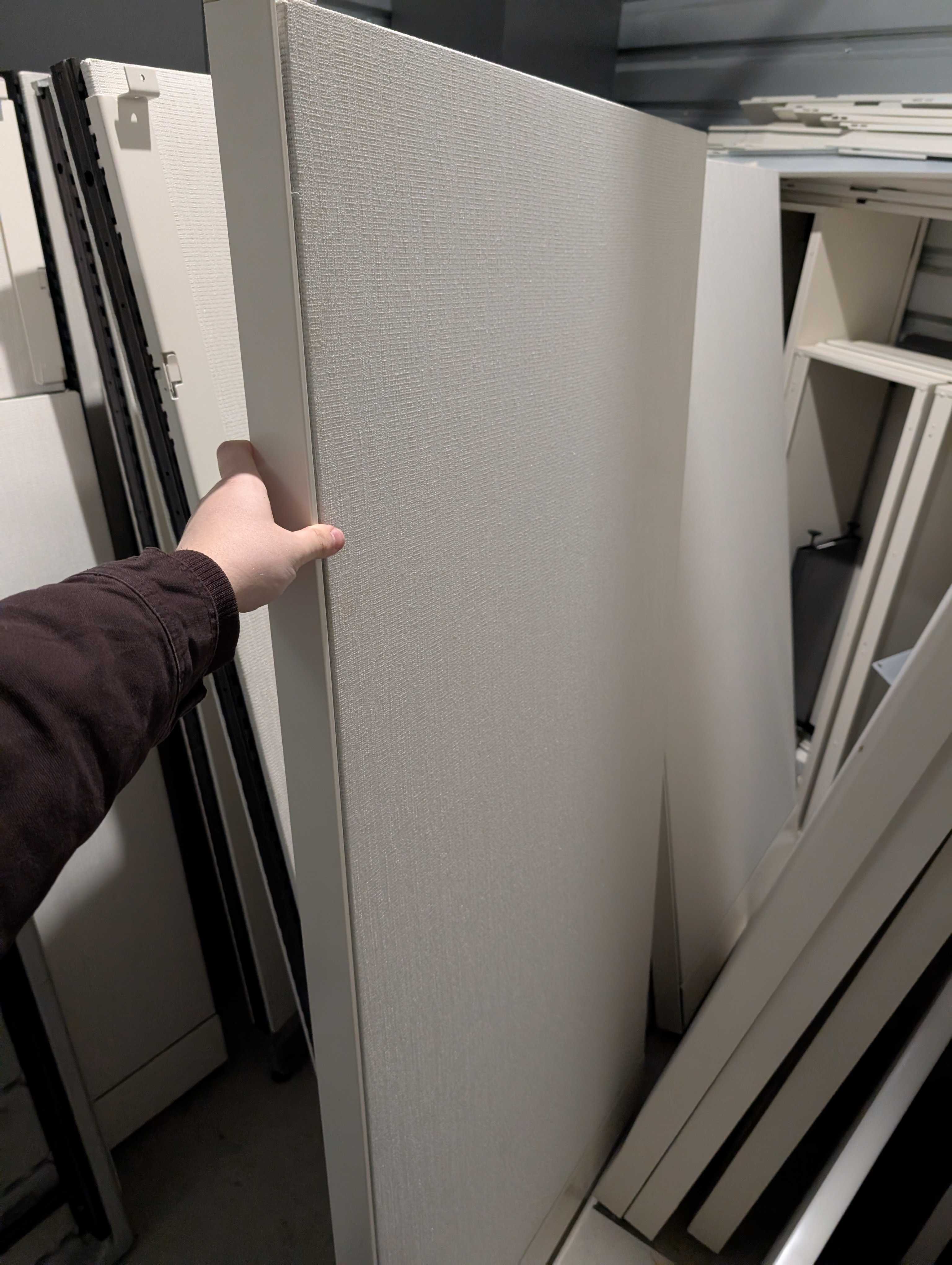 Allsteel Terrace Series 65in X 30in Felt walling for cubicles