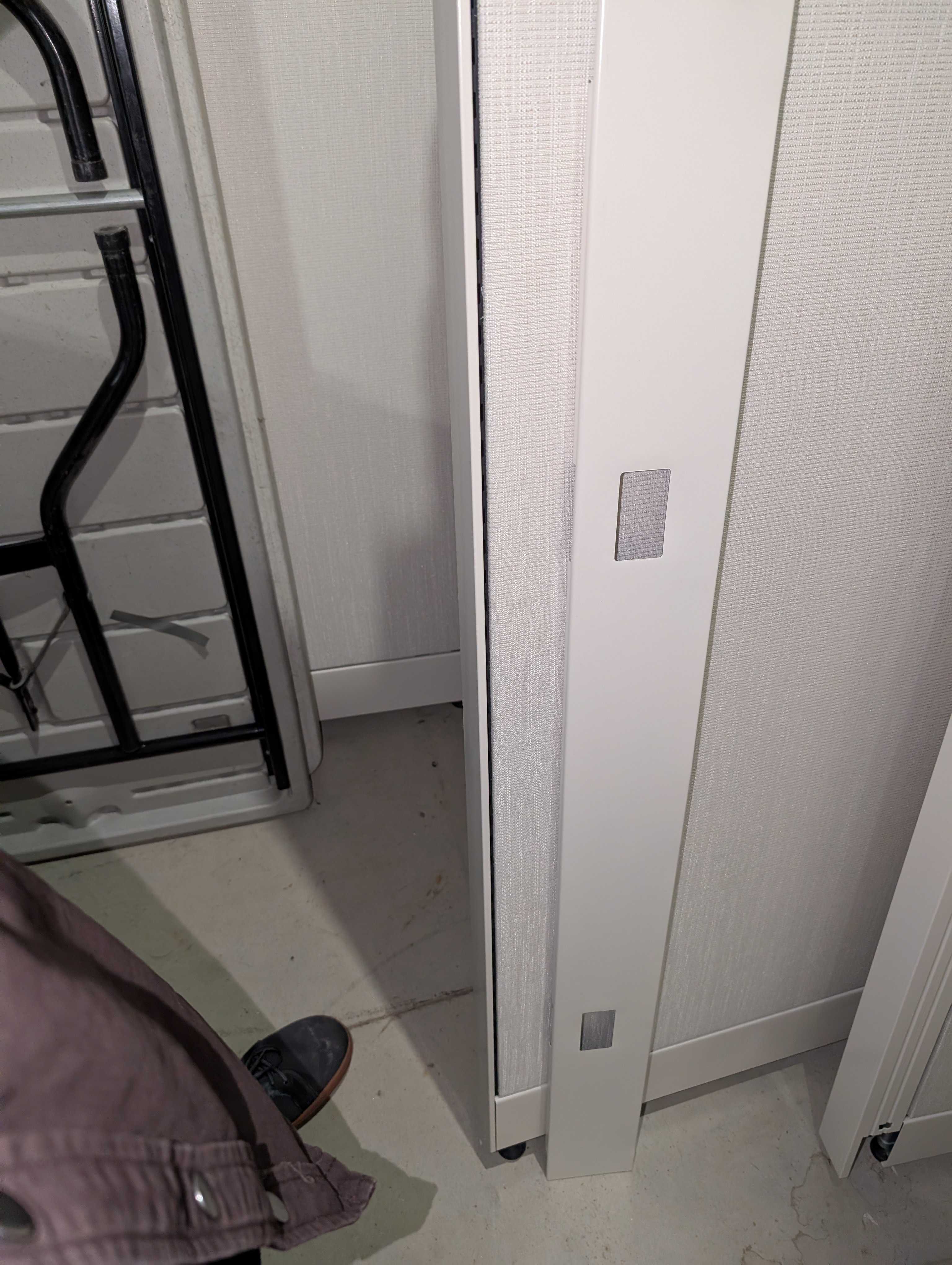 Allsteel metal connectors for cubicles (20in X 4in)