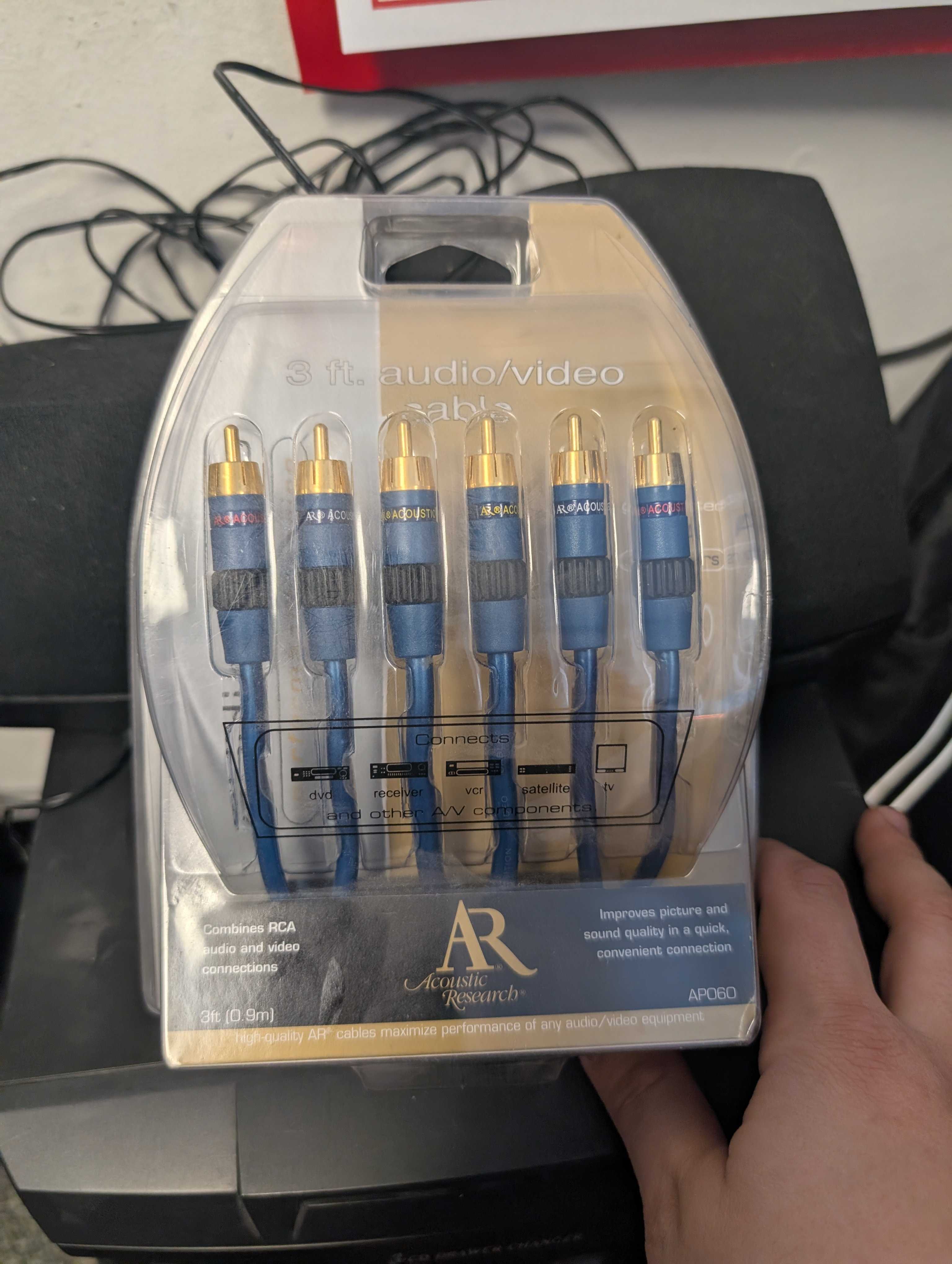 3ft. Audio/video cable