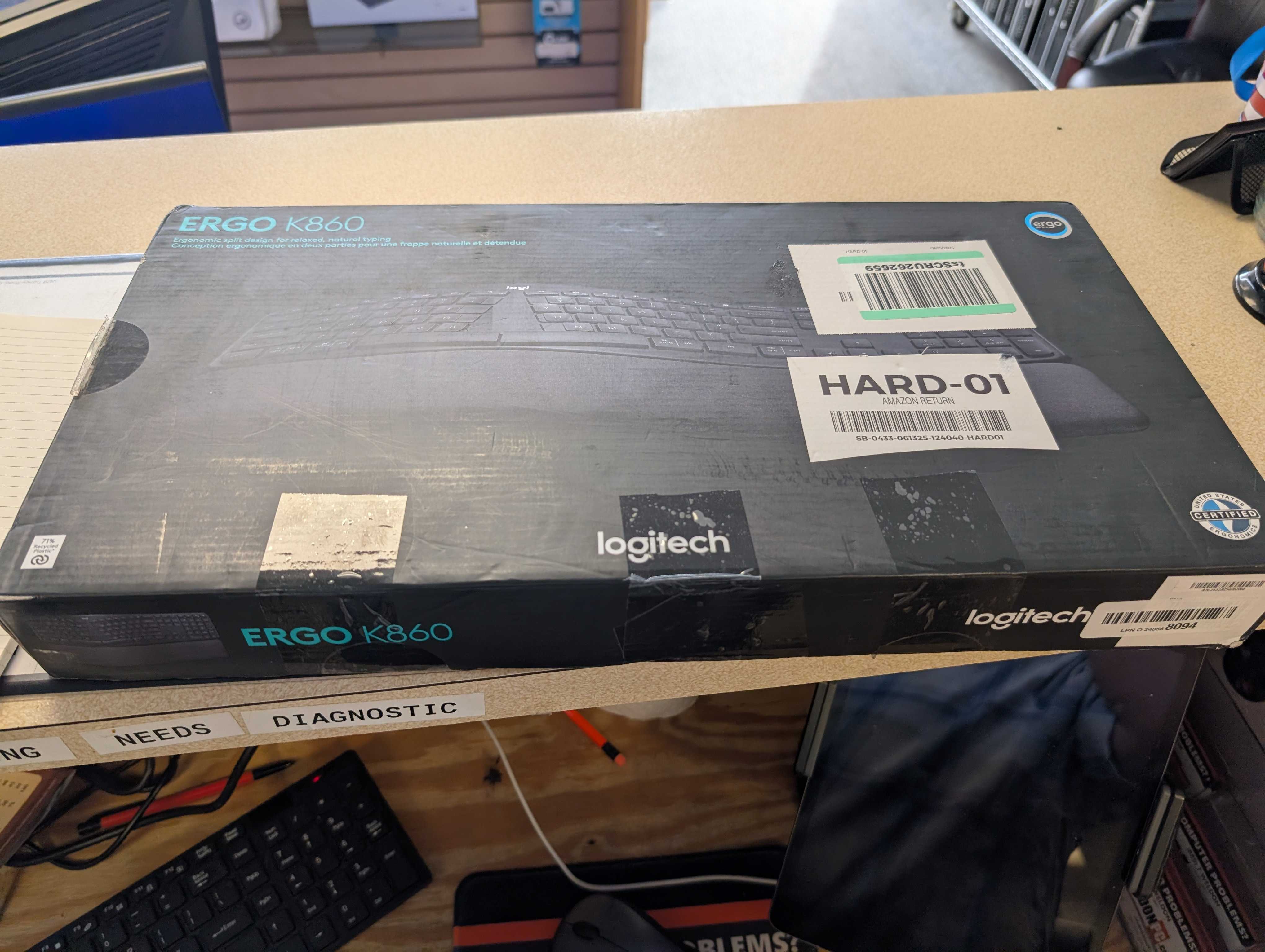 ERGO K860 Logitech keyboard