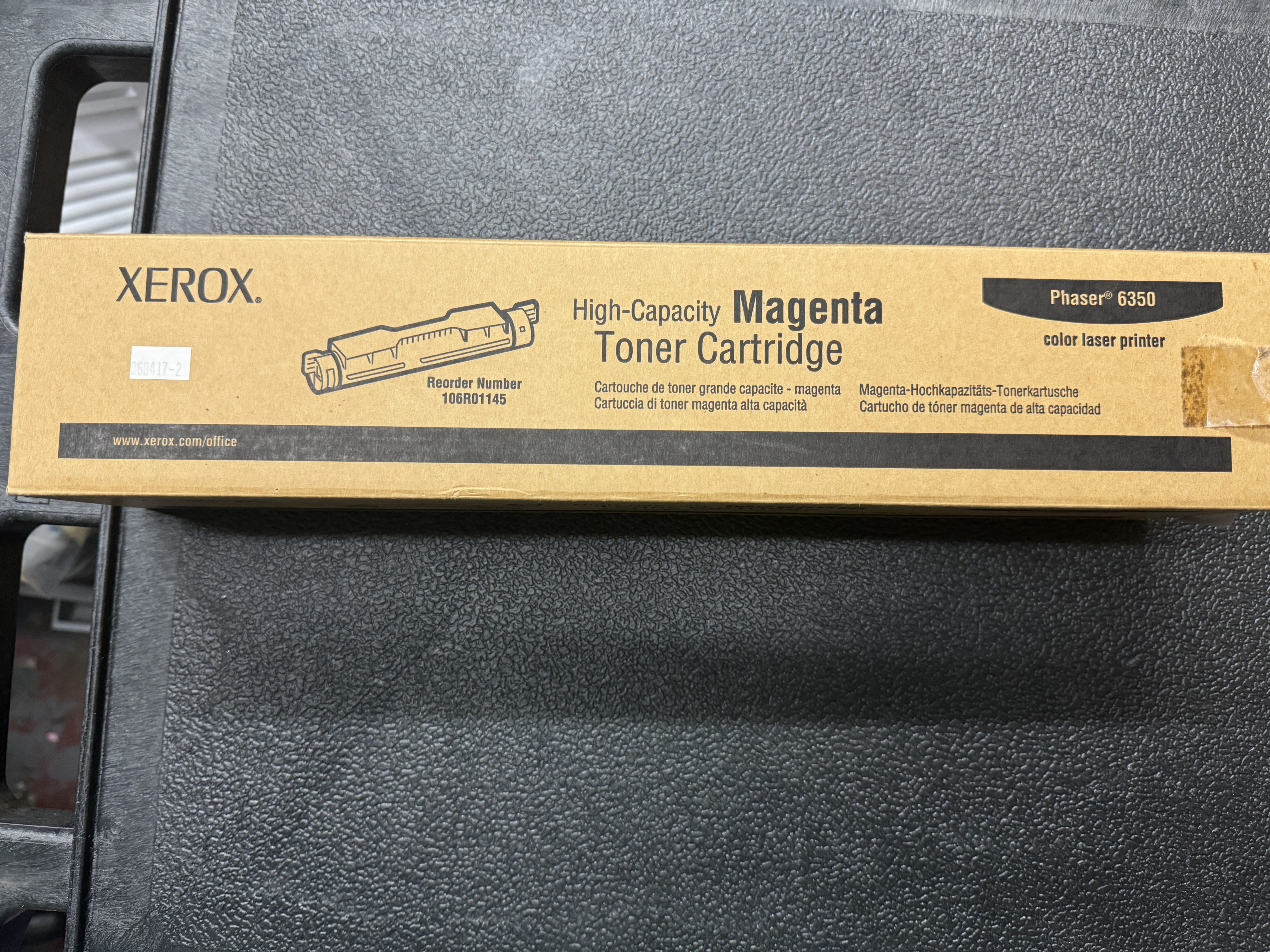 Xerox 106R01145 High-Capacity Magenta Toner for Phaser 6350