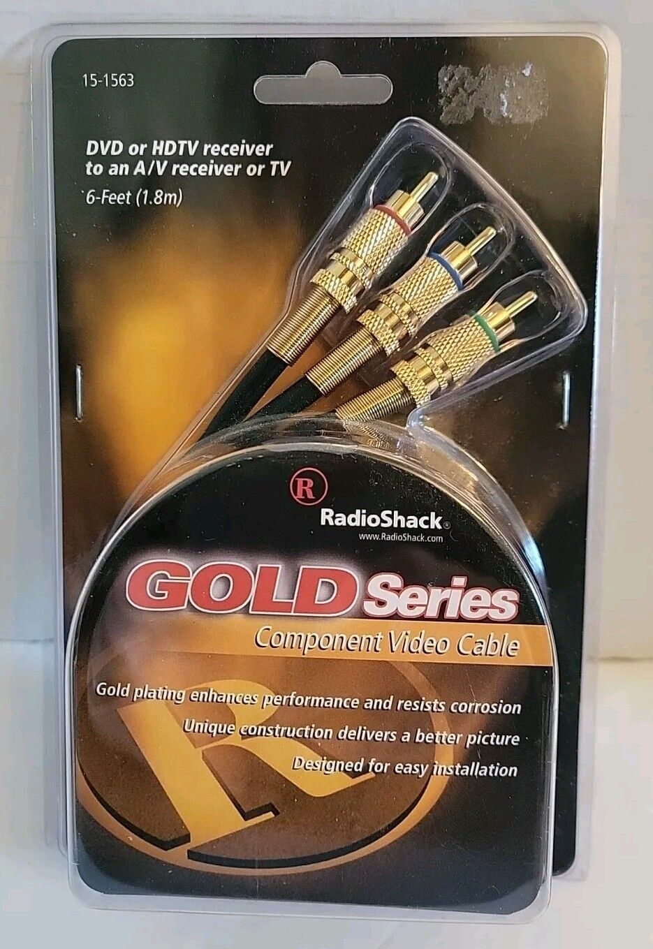 Radio Shack Gold Series A/V CABLE Audio Video