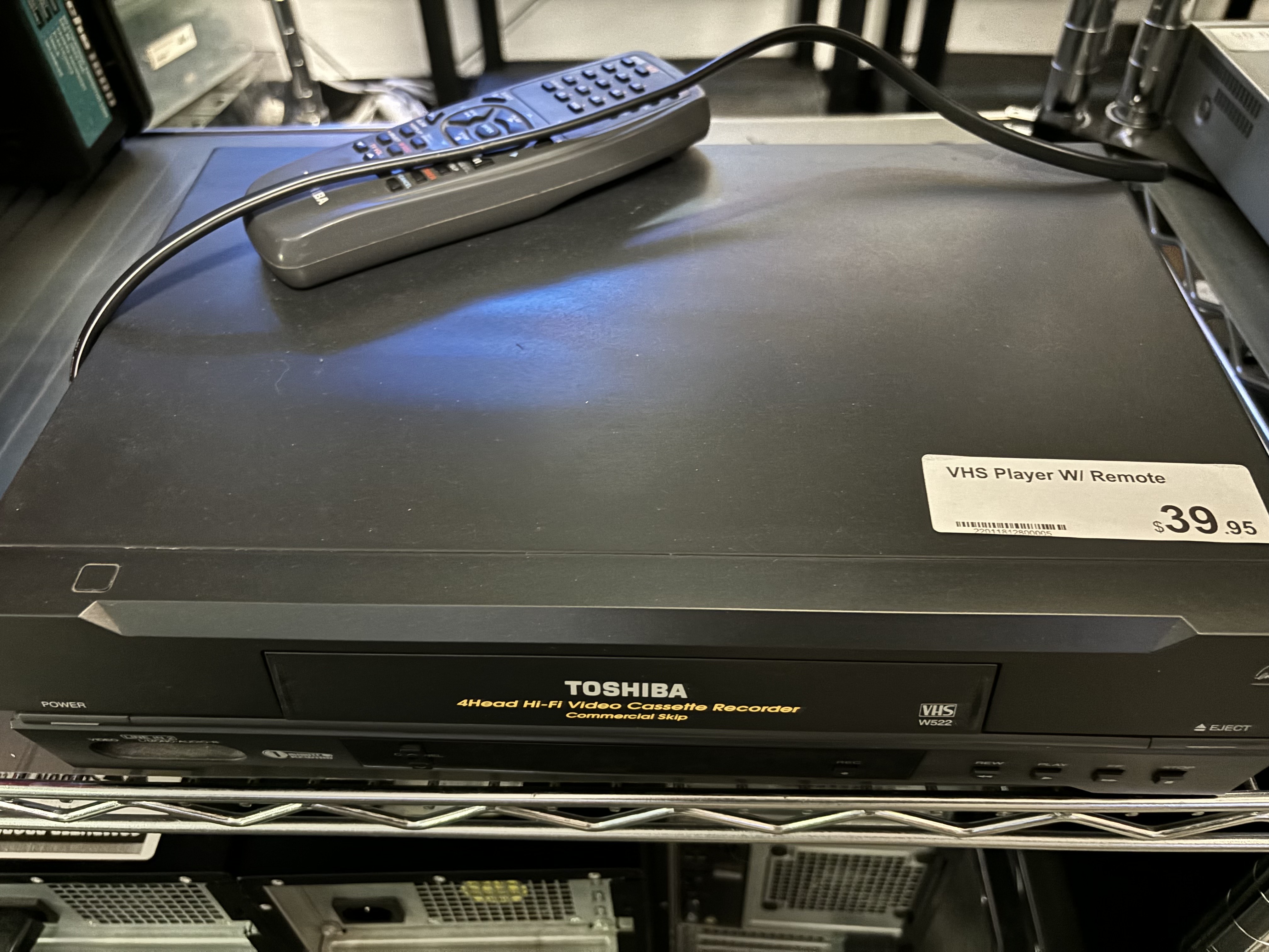 VHS Player W/ Remote