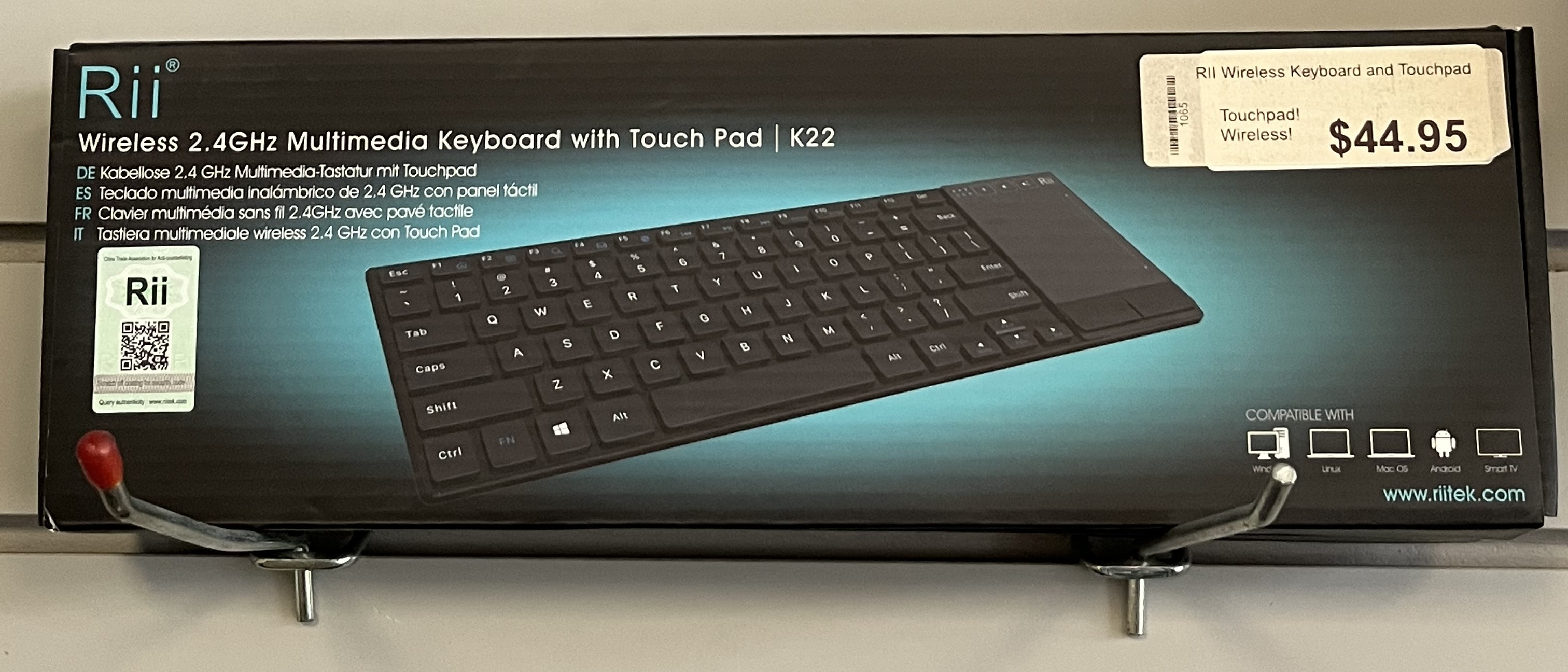 RII Wireless Keyboard and Touchpad