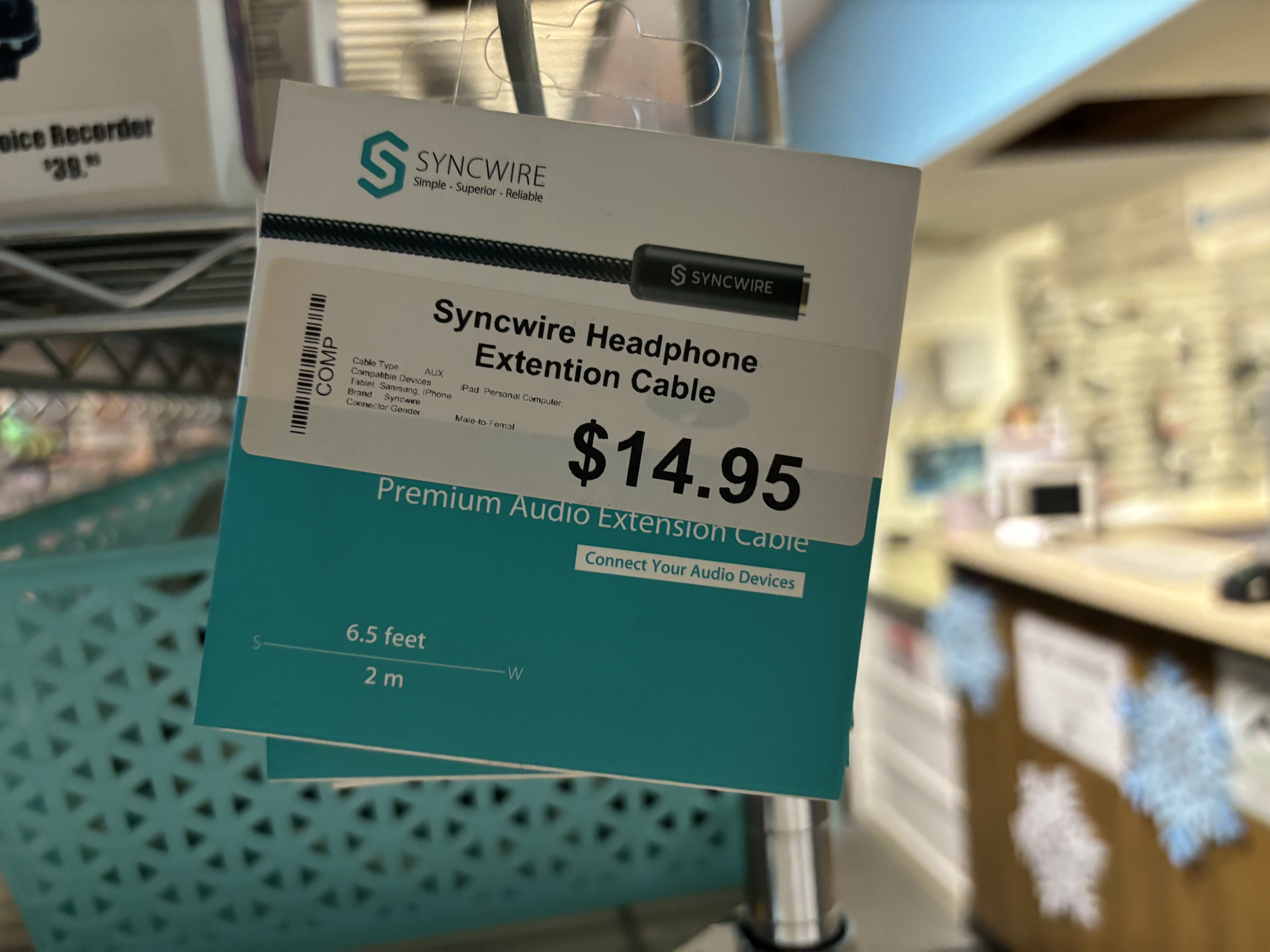 Syncwire Headphone Extension Cable