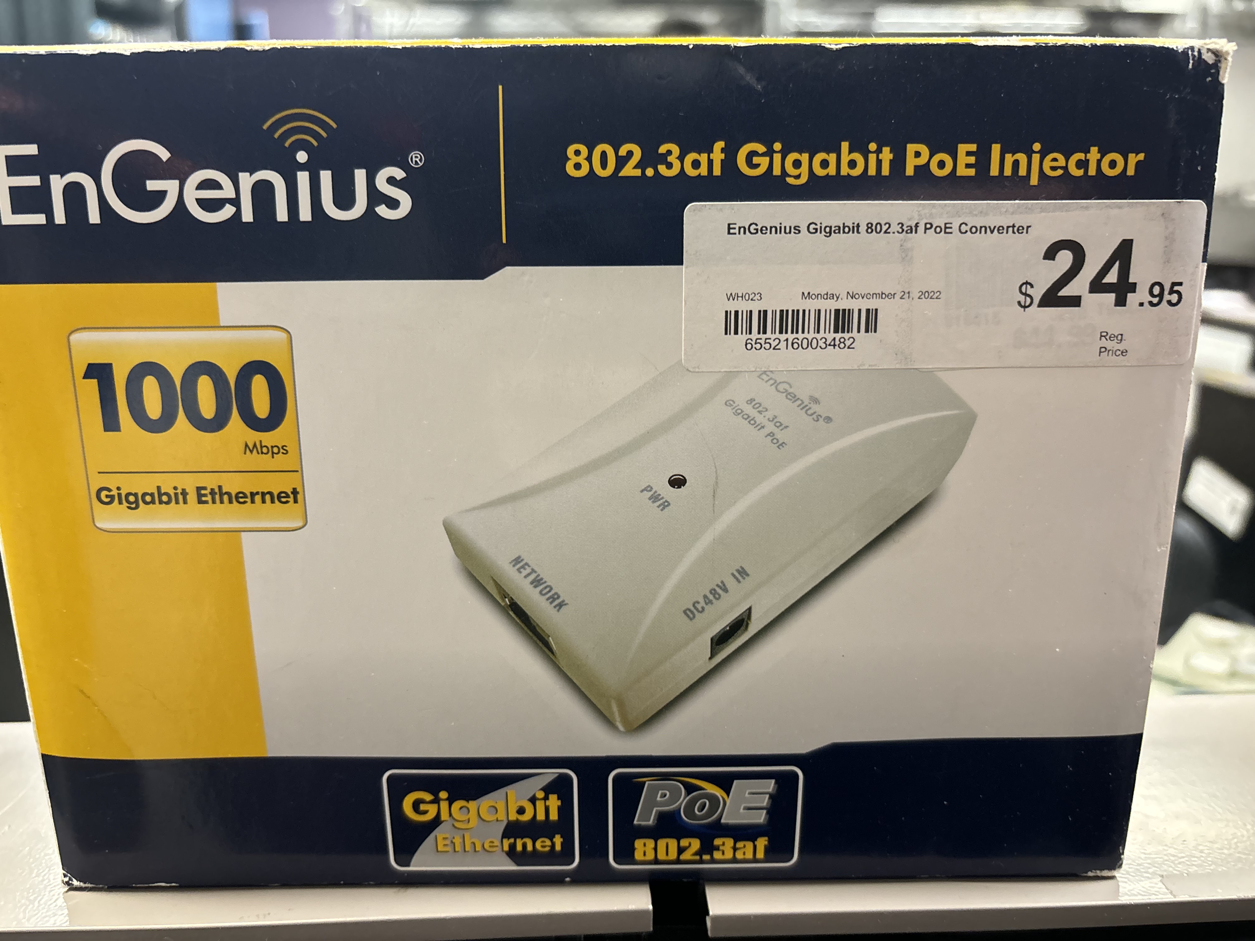 EnGenius Gigabit 802.3af PoE Converter